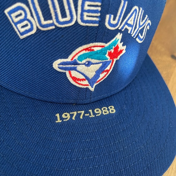 Toronto Blue Jays Blue New Era SnapBack Hat 1977-1988 Cooperstown Collection - Picture 2 of 8